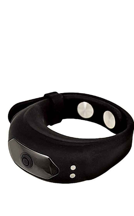 Nasstoys Cockpower Adjustable USB Rechargeable Silicone Belt Ring - Black - NW3167