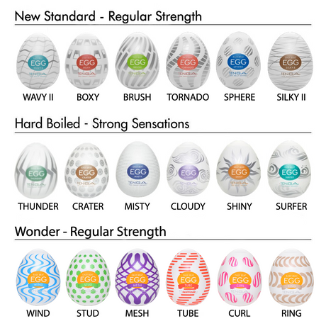 Tenga EGG Shiny — Disposable Stretch Sleeve with Sample Lubricant - TN211