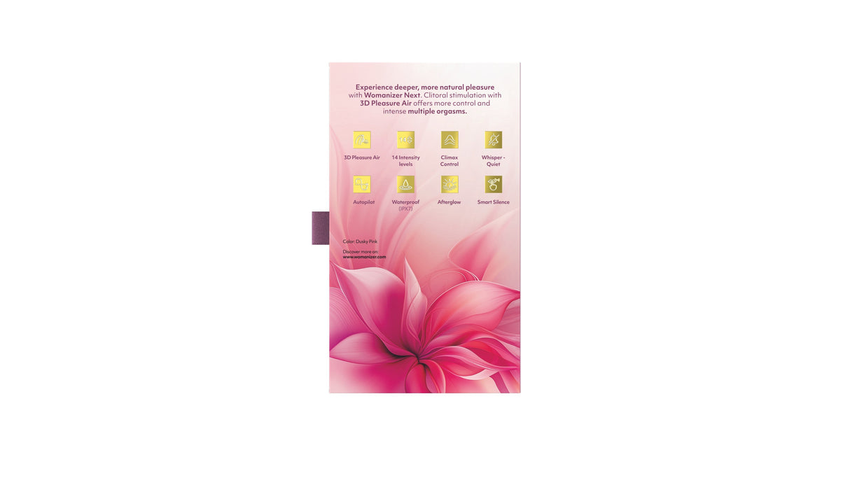 Womanizer Next Clitoral Stimulator, Dusky Pink - WZ4748