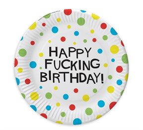 Little Genie X-Rated Birthday Party Plates — 8 Count - CP-515