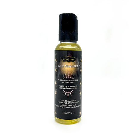 Kama Sutra Sex Magnet Pheromone Massage Oil, Vanilla Amber — 2 fl oz - KS12062