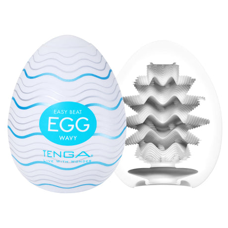 Tenga Egg Standard — Wavy Textured Stroker - TN213S