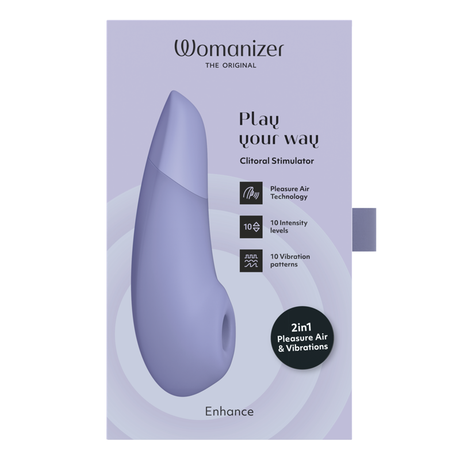 Womanizer Enhance 2‑in‑1 Clitoral Stimulator — Lilac - WZ0665