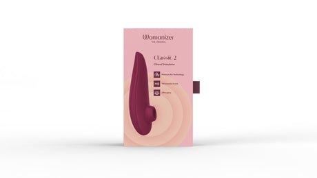 Womanizer Classic 2 Clitoral Stimulator — Bordeaux - WZ5587
