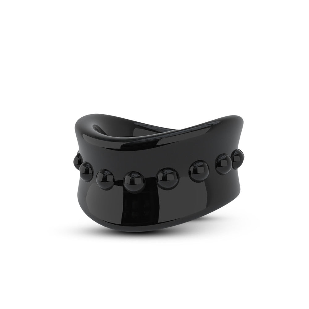 Blush Stay Hard Beef Ball Stretcher — 1.5-Inch Diameter, Black - BL-93325