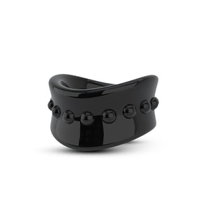 Blush Stay Hard Beef Ball Stretcher — 1.5-Inch Diameter, Black - BL-93325