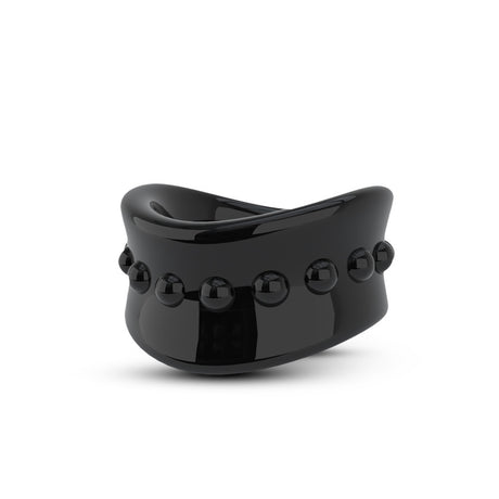 Blush Stay Hard Beef Ball Stretcher — 1.5-Inch Diameter, Black - BL-93325