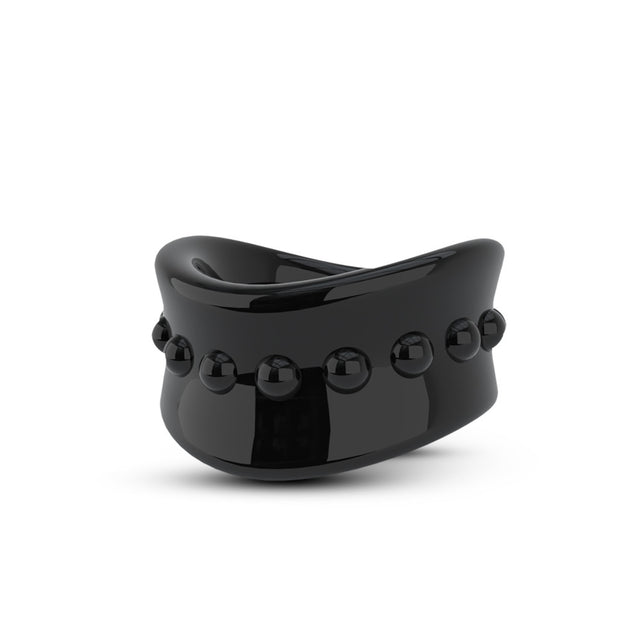 Blush Stay Hard Beef Ball Stretcher — 1.5-Inch Diameter, Black - BL-93325