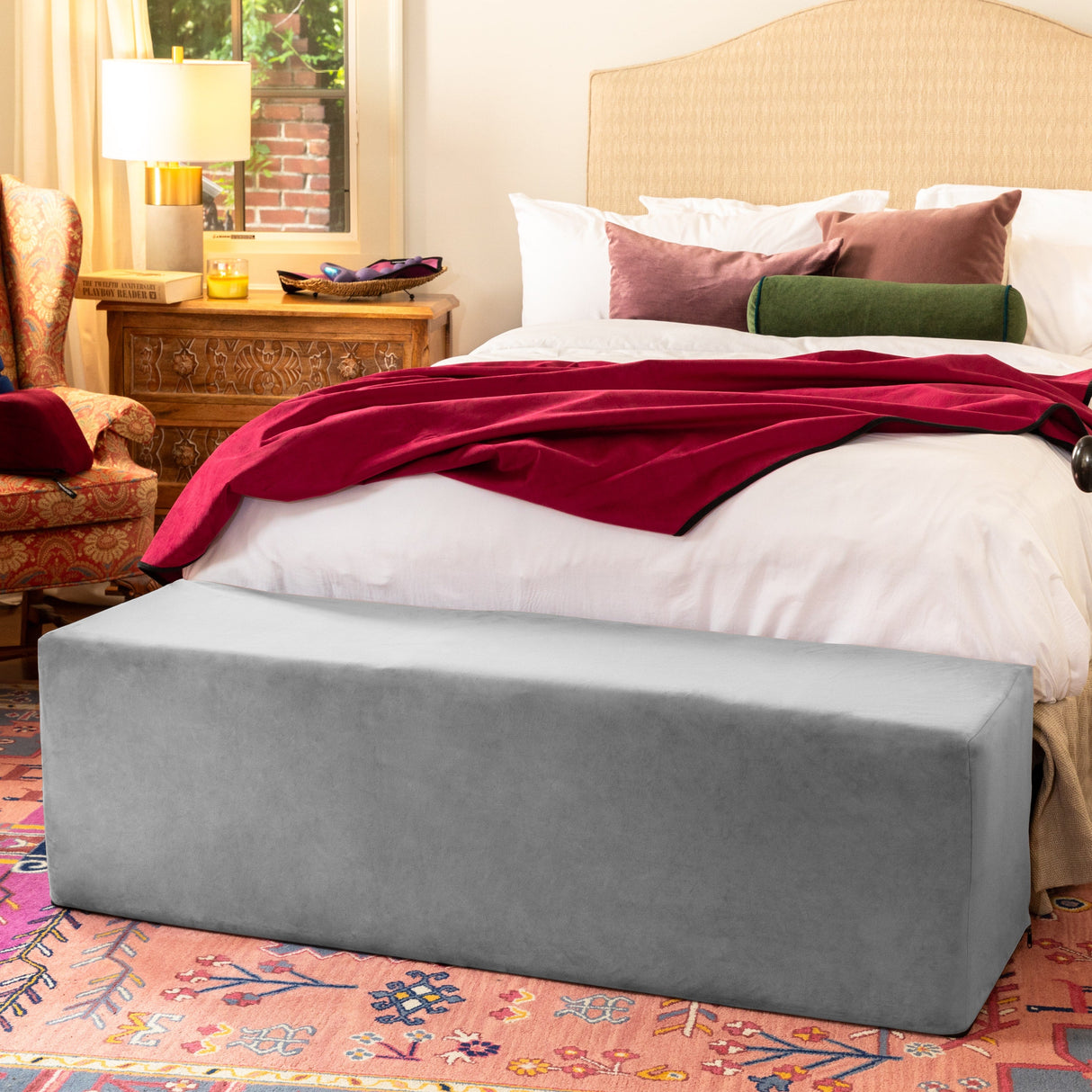Liberator Aria Flip Chaise 18 Inch Replacement Cover — Grey - L7887