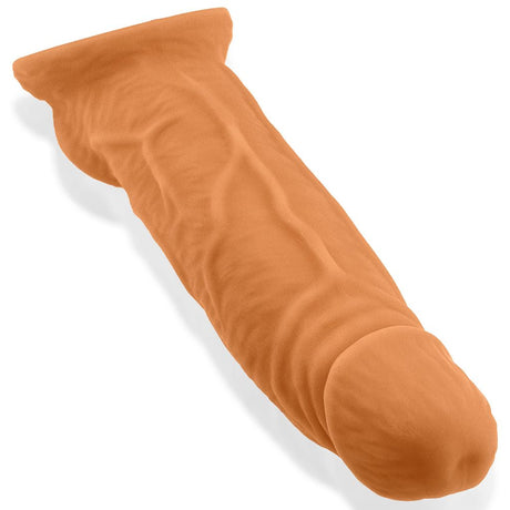 OXBALLS Coach Cocksheath Skinz Peachy Sheath, 8in - OX-3212-SZP