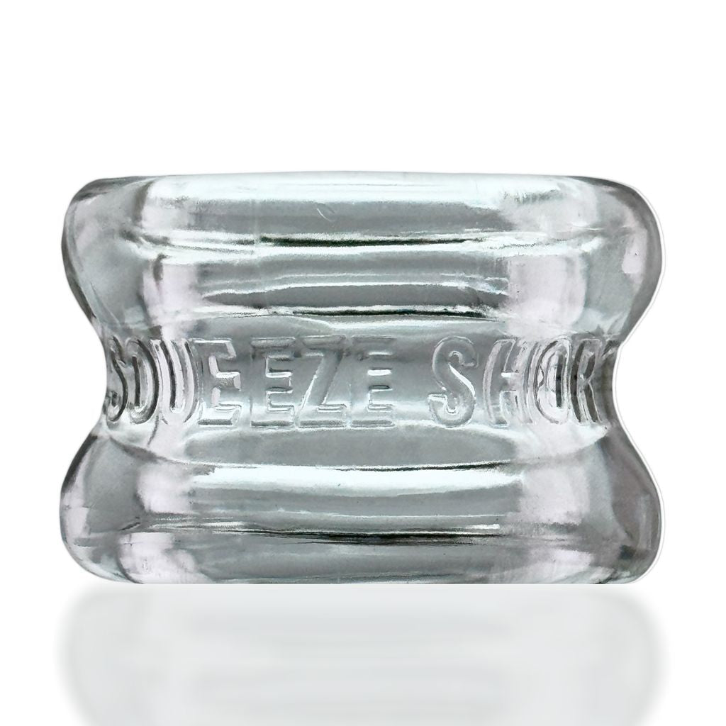 OXBALLS Squeeze Short Ballstretcher — Clear, 1.25 in Height - OX-3208-CLR
