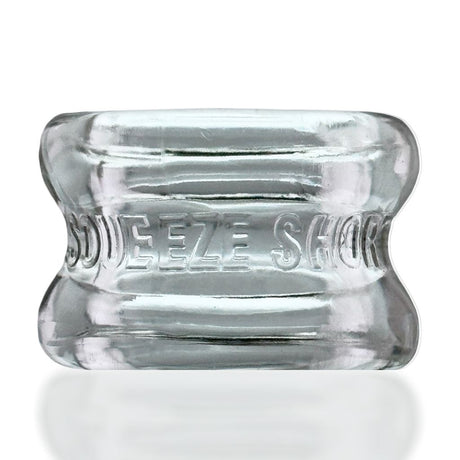 OXBALLS Squeeze Short Ballstretcher — Clear, 1.25 in Height - OX-3208-CLR