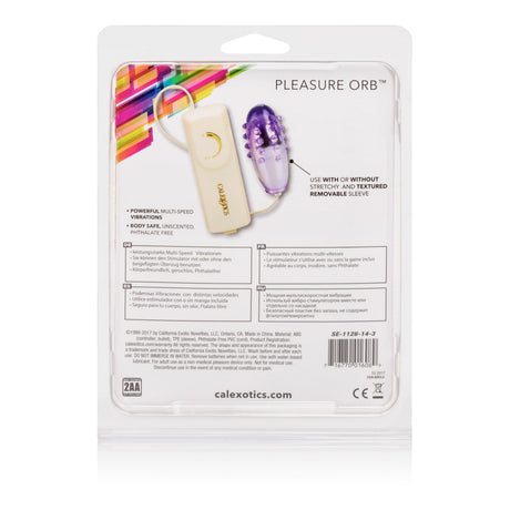 Pleasure Orb Vibrating Egg - Purple by CalExotics
