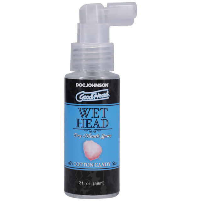 Doc Johnson GoodHead Wet Head Dry Mouth Spray, Cotton Candy — 2 fl. oz. - DJ1361-21-BX