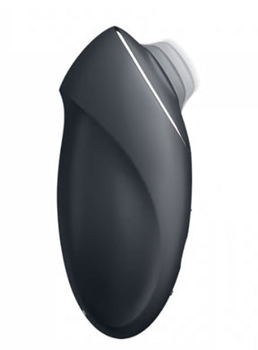 Satisfyer Tap and Climax 1 Lay-On Vibrator, Grey — 4 in - SAT-4046013
