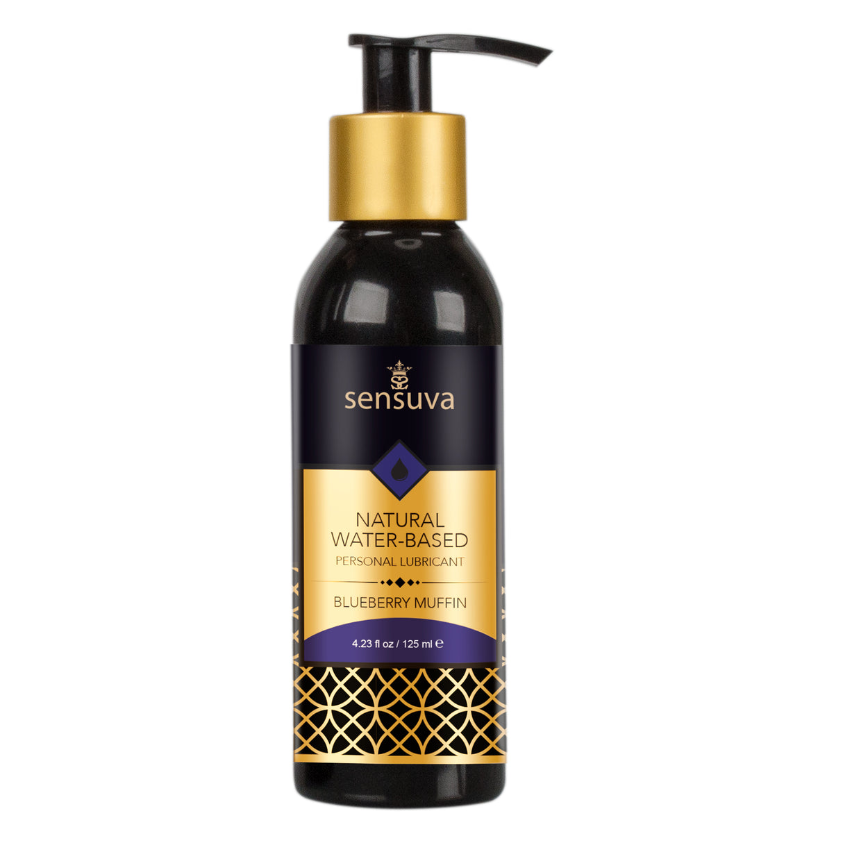 Sensuva Water-Based Personal Lubricant — Blueberry Muffin, 4.23 fl oz - SEN-VL693