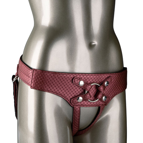 CalExotics Her Royal Harness — Regal Empress (Red) - SE1563303