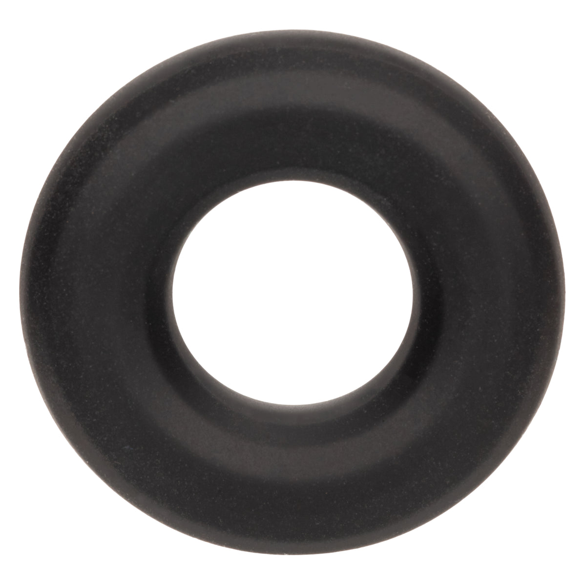 CalExotics Alpha Liquid Silicone Prolong Medium Ring — Black - SE1491502