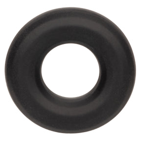 CalExotics Alpha Liquid Silicone Prolong Medium Ring — Black - SE1491502