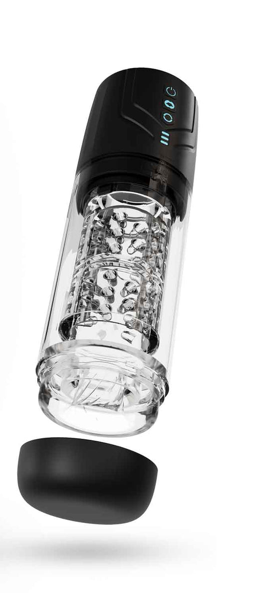 Blush M for Men Whirlwind Pro Automatic Male Masturbator, Black - BL-87605