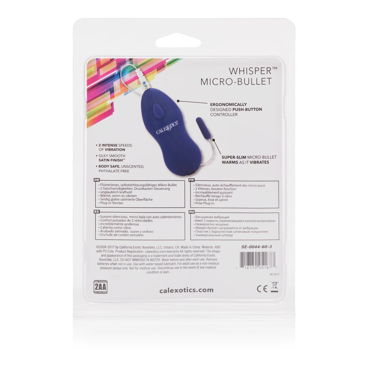 CalExotics Whisper Micro Bullet — Purple - SE0044603