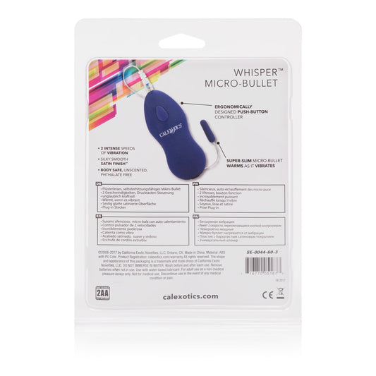 CalExotics Whisper Micro Bullet — Purple - SE0044603