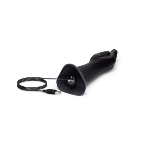 b-Vibe 10.5 Inch Vibrating Silicone Hand Fisting Dildo with Suction Base - BV7865