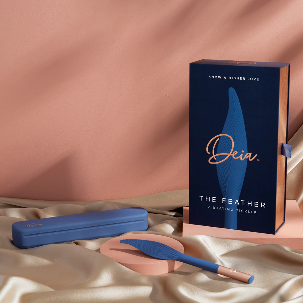 Deia The Feather Vibrating Teaser, Silicone, USB Rechargeable - DA722