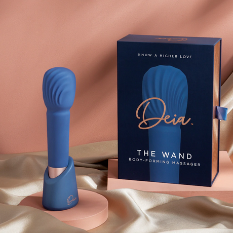 Deia The Wand — Rechargeable Silicone Vibrator with Charging Stand - DA724