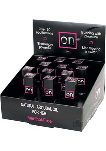 Sensuva ON Natural Arousal Oil Original — 12 x 0.17 fl oz Display - SEN-VL179D