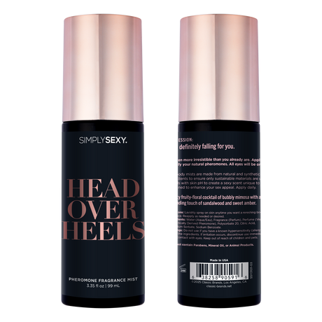 Simply Sexy Head Over Heels Pheromone Body Mist — 3.35 fl oz - SSY3101-03