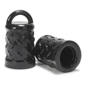 Oxballs Gripper Nipple Suckers (Pair) — Black - OX-AJ1073-BLK