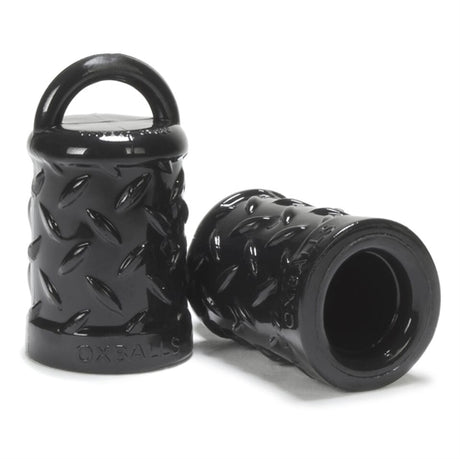 Oxballs Gripper Nipple Suckers (Pair) — Black - OX-AJ1073-BLK