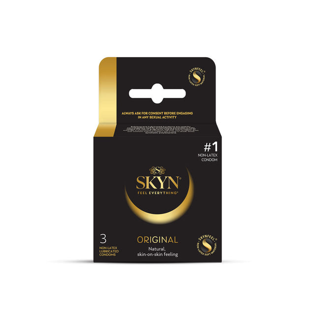 Paradise Marketing SKYN Original Non-Latex Lubricated Condoms — 3 Pack - PM07303