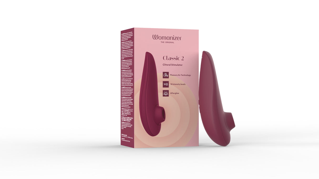 Womanizer Classic 2 Clitoral Stimulator — Bordeaux - WZ5587