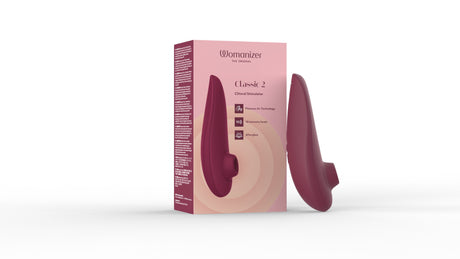 Womanizer Classic 2 Clitoral Stimulator — Bordeaux - WZ5587