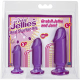 Crystal Jellies Anal Starter Kit - Purple by Doc Johnson