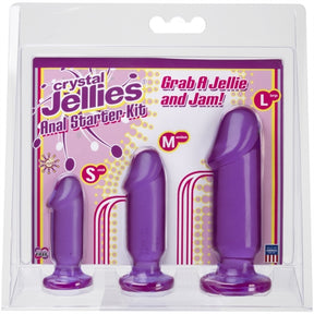 Crystal Jellies Anal Starter Kit - Purple by Doc Johnson