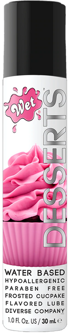 Wet Desserts Flavored Lubricant — Frosted Cupcake, 1 fl. oz. (30 mL) - WT401
