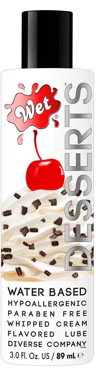 Wet Desserts Whipped Cream Flavored Lubricant – 3oz - WT423
