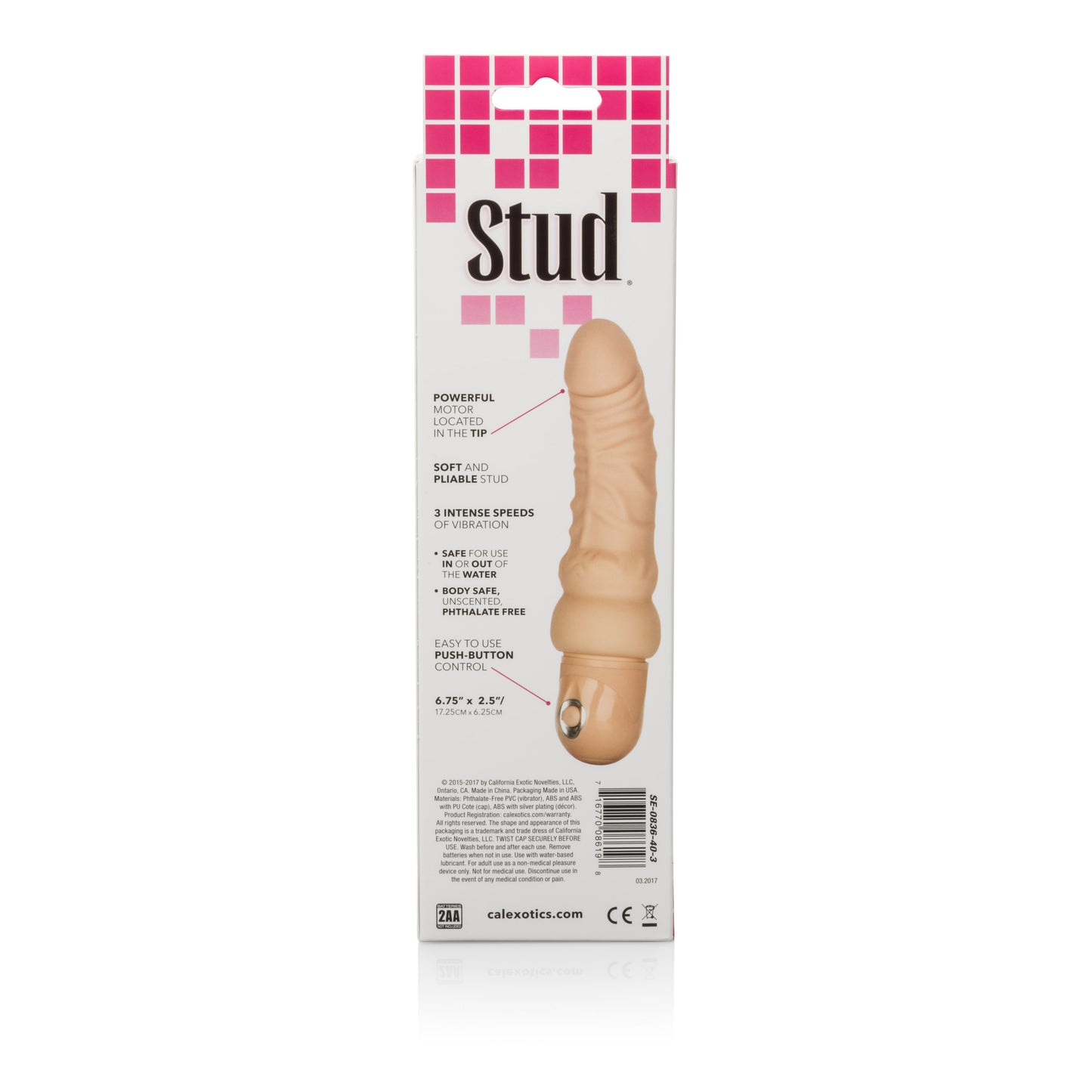 Waterproof Power Stud - Curvy - Ivory by CalExotics