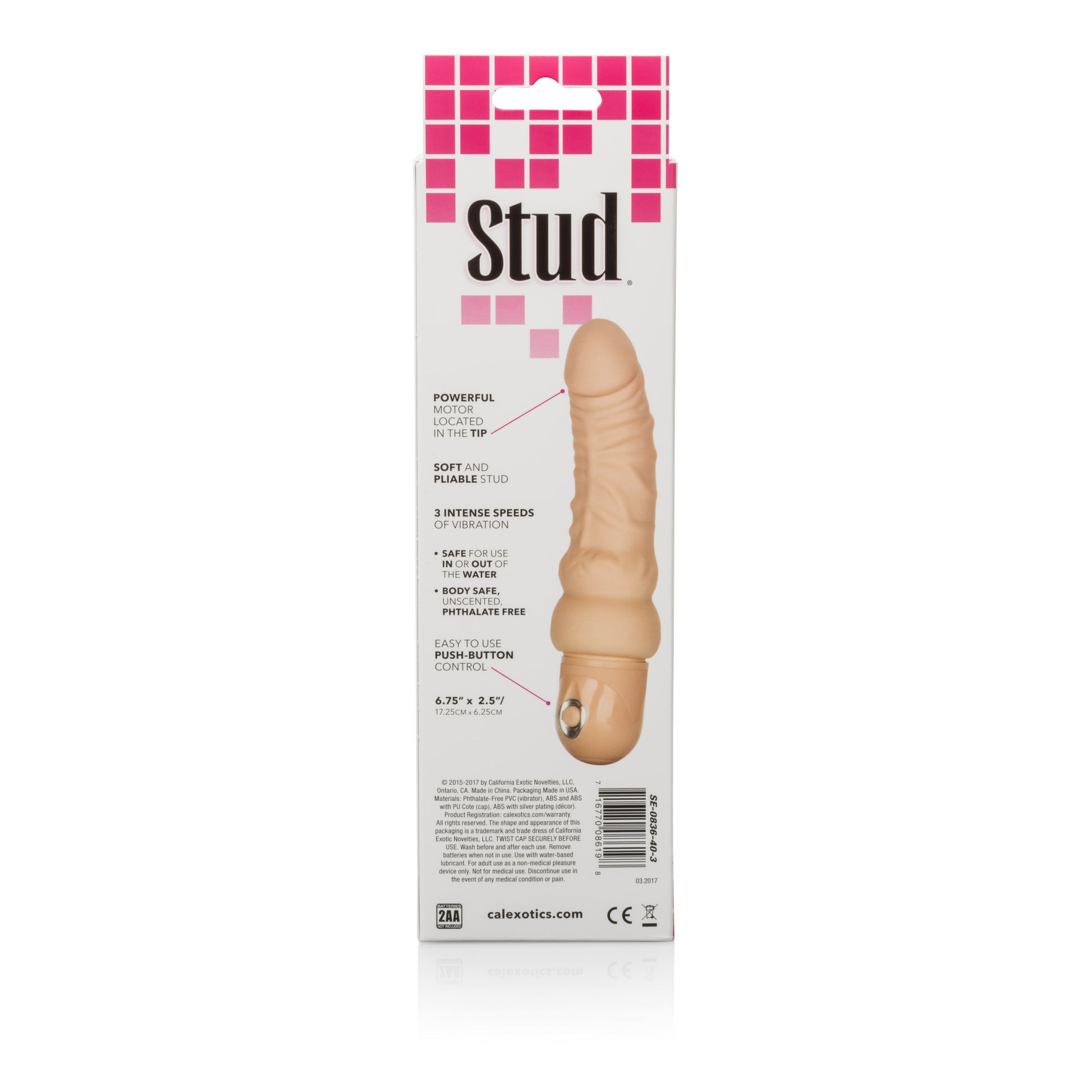 Waterproof Power Stud - Curvy - Ivory by CalExotics