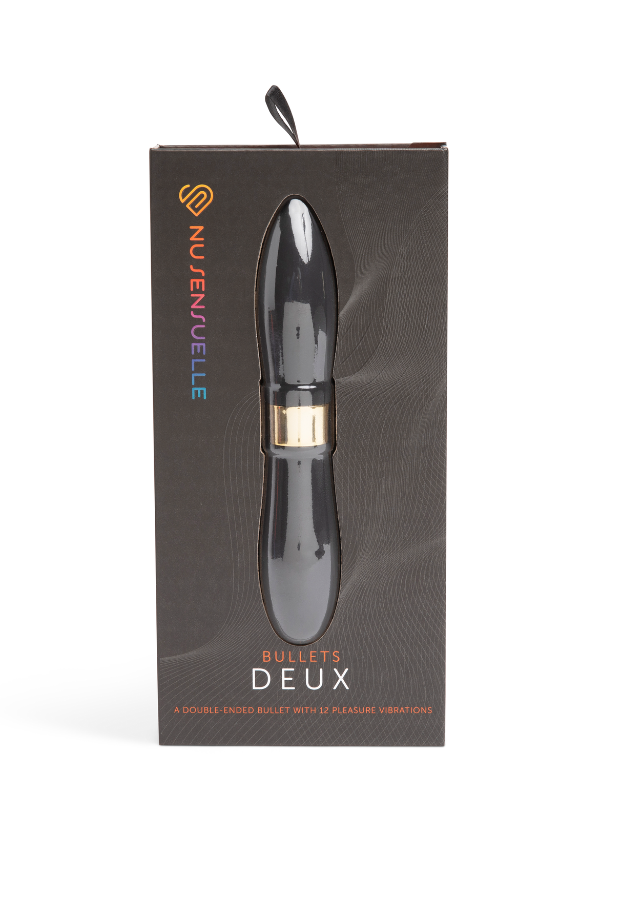 Nu Sensuelle Deux Double-Ended Bullet Vibrator, Black - BT-W79BK