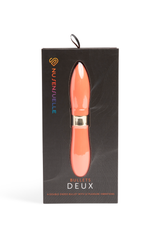 Nu Sensuelle Double-Ended Deux Bullet Vibrator — Coral - BT-W79CO