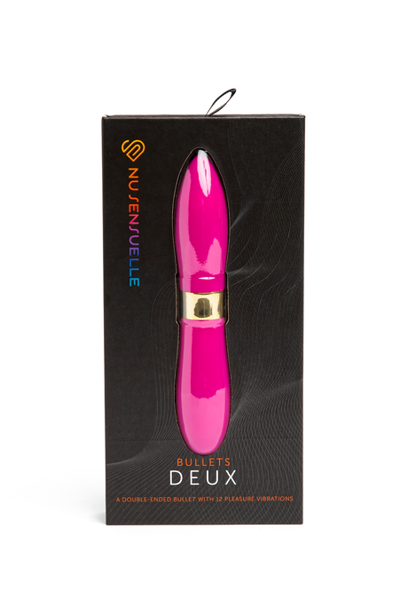 Nu Sensuelle Double-Ended Deux Bullet Vibrator — Magenta - BT-W79MG