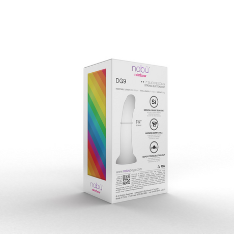 NOBÜ Small Peach Medical-Grade Silicone Dong - NB1619