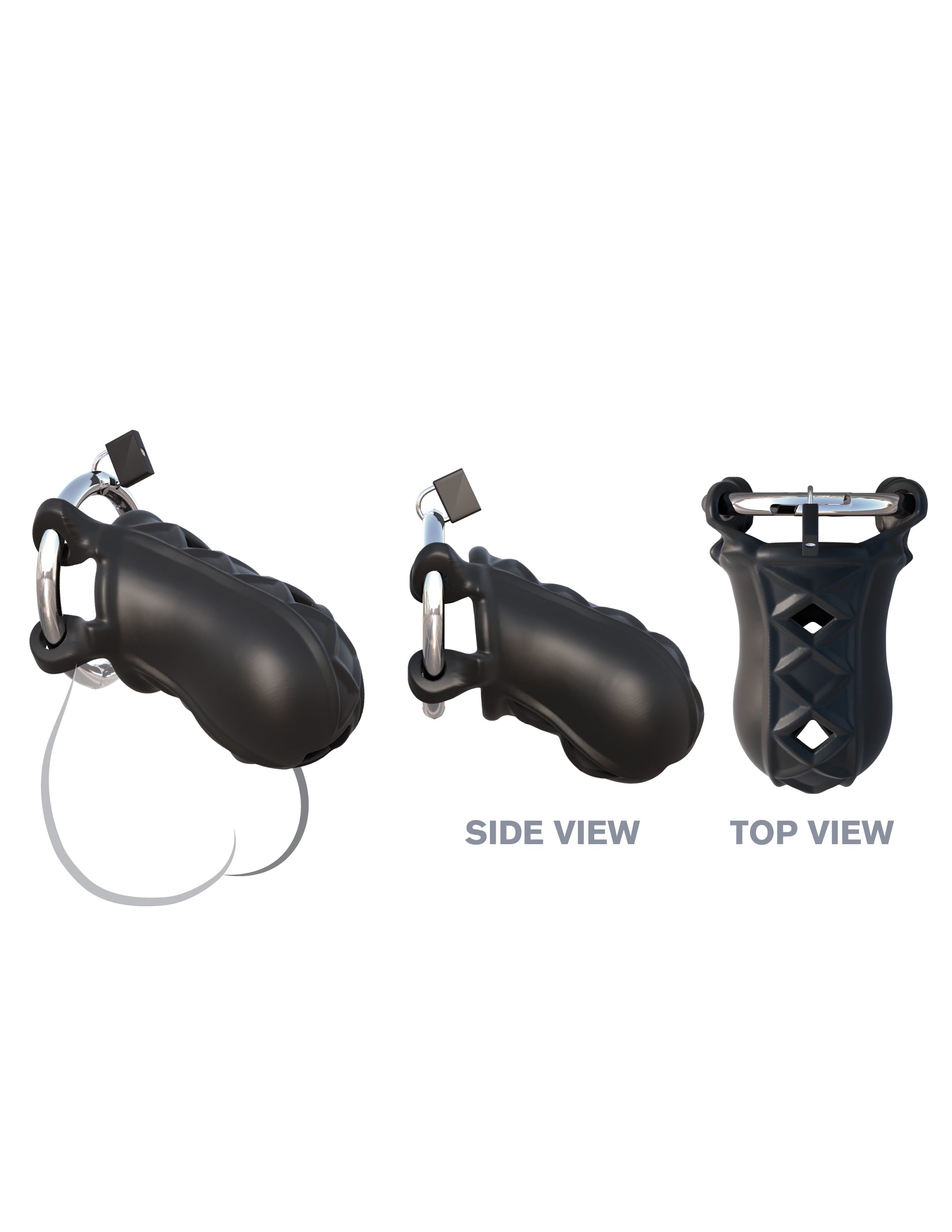 Fantasy C-Ringz Extreme Silicone Cock Blocker by Pipedream