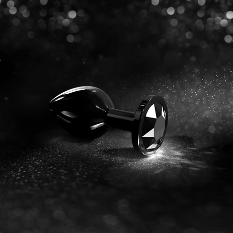 Dorcel Diamond Plug Black S — Small Aluminum Anal Plug - DL3100
