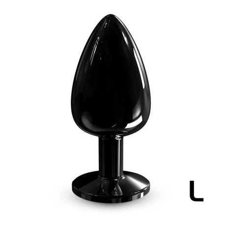 Dorcel Diamond Metal Anal Plug Black L (160 g) - DL3124