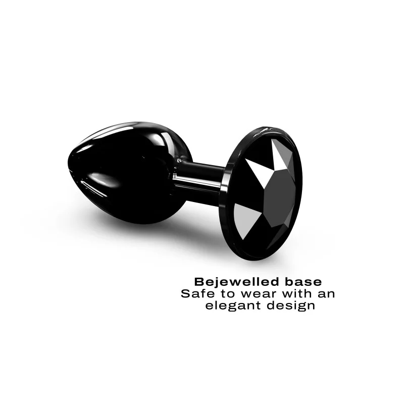 Dorcel Diamond Plug Black S — Small Aluminum Anal Plug - DL3100